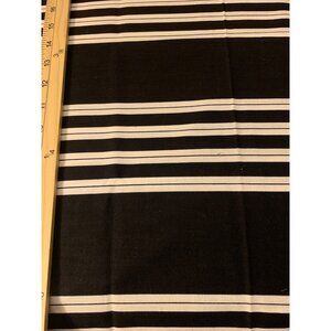 Cranston Black & White Striped Cotton Fabric 1/2 Yard 44" wide Sewing Craft Proj